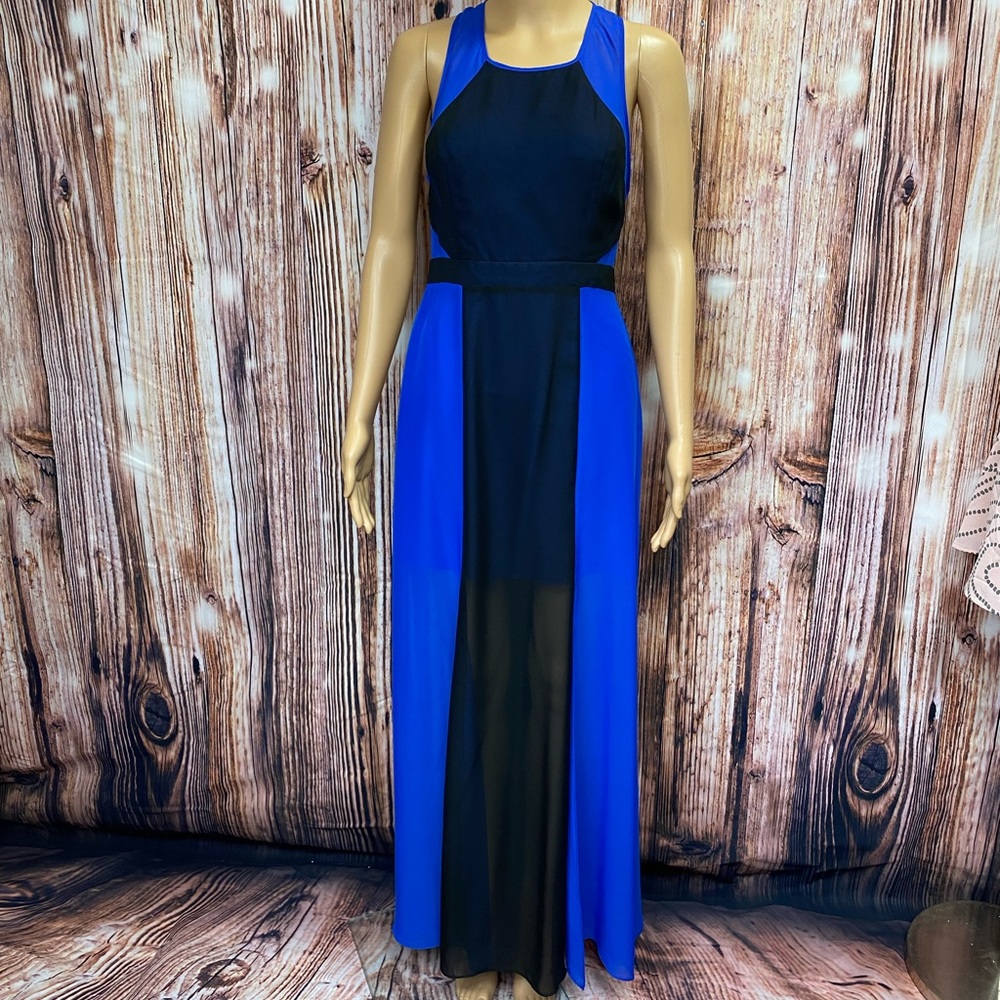 Max & Cleo Colorblock Maxi Dress